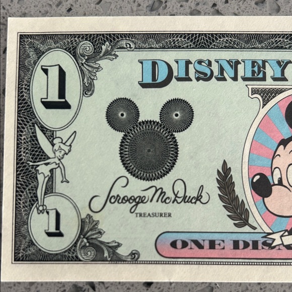 1994 $1 Disney Note - Picture 5 of 7
